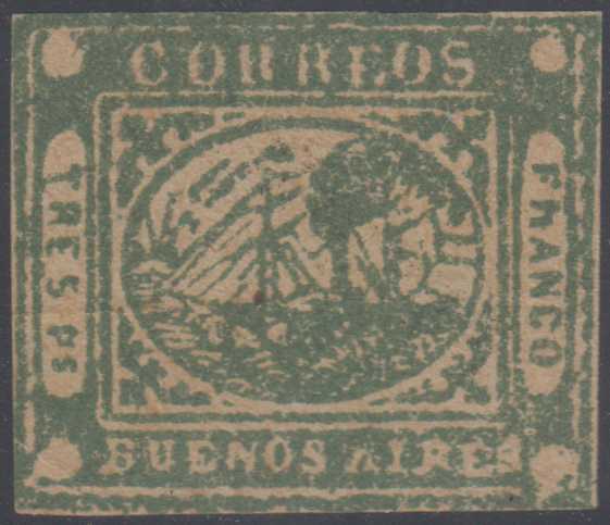Argentina 1858 — Steamship