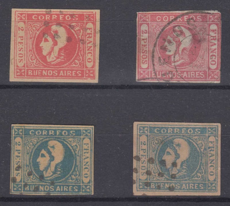 Argentina 1859 — Liberty Head