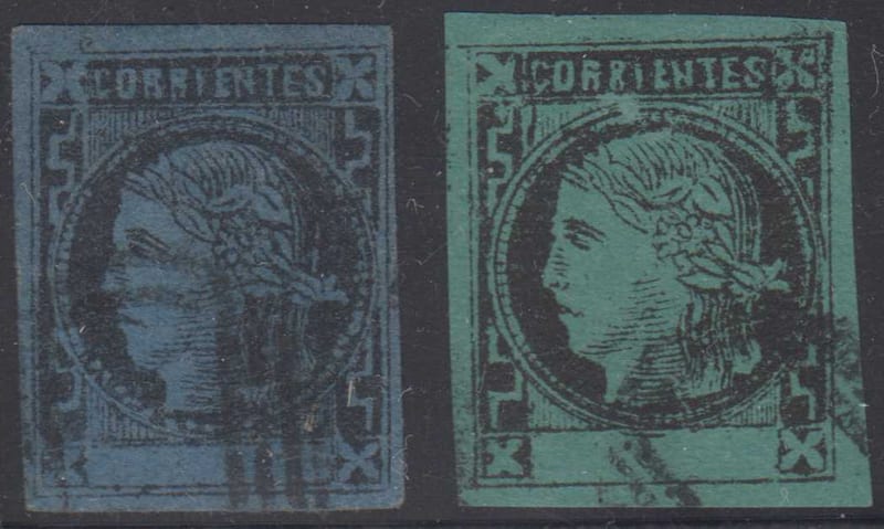 Argentina 1860 — Scott 3 & 4