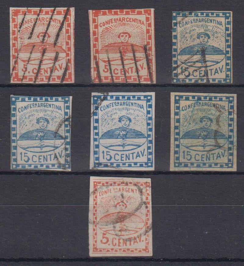 Argentina 1858 — Confederation