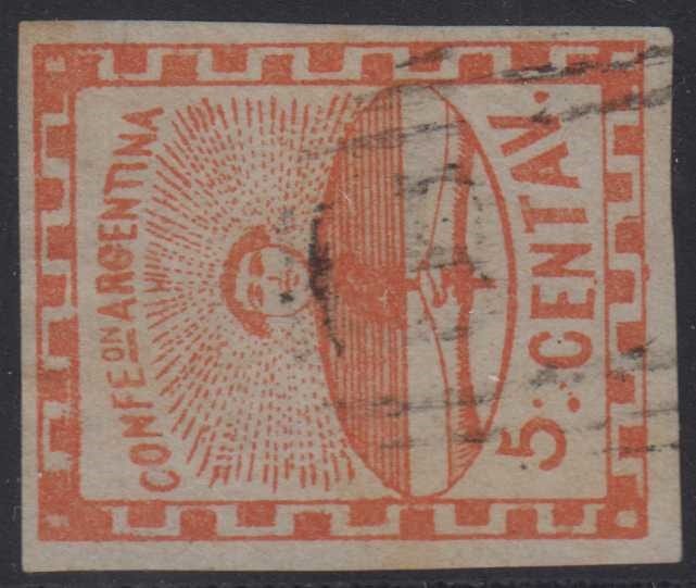 Argentina 1858 — Confederation