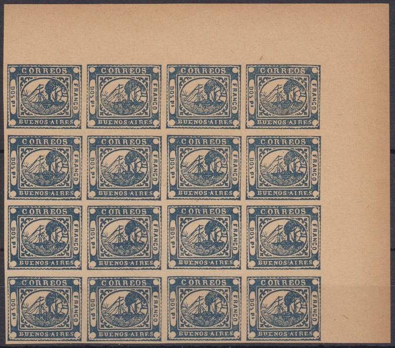 Argentina 1858 — Barquitos