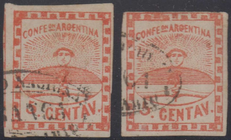 Argentina 1858 — Confederation