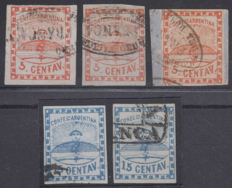 Argentina 1858 — Confederation