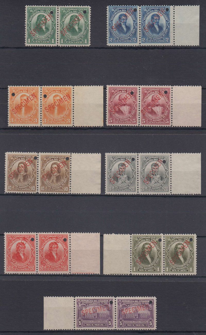 Ecuador 1909 — National Exposition issue