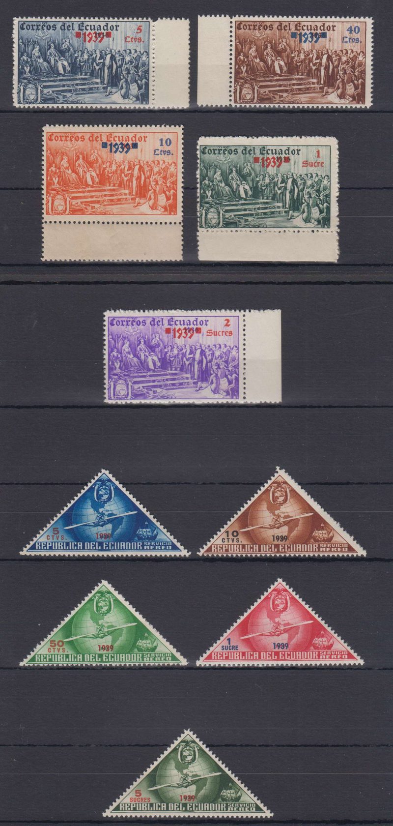 Ecuador 1939 — Unissued