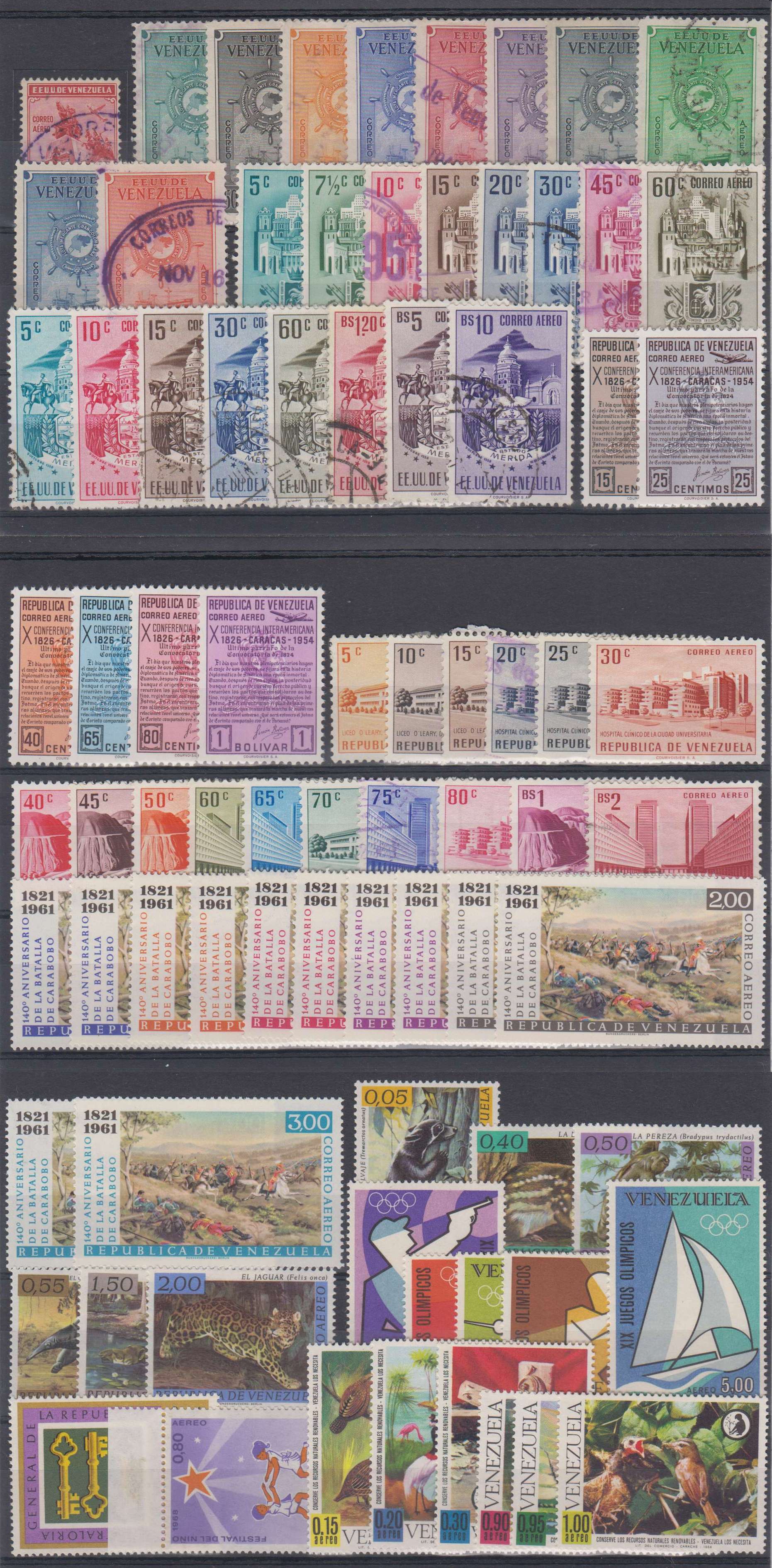 Venezuela 1938 — airpost issues