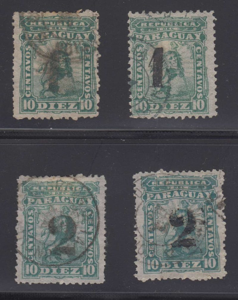 Paraguay 1881 — Provisional issue