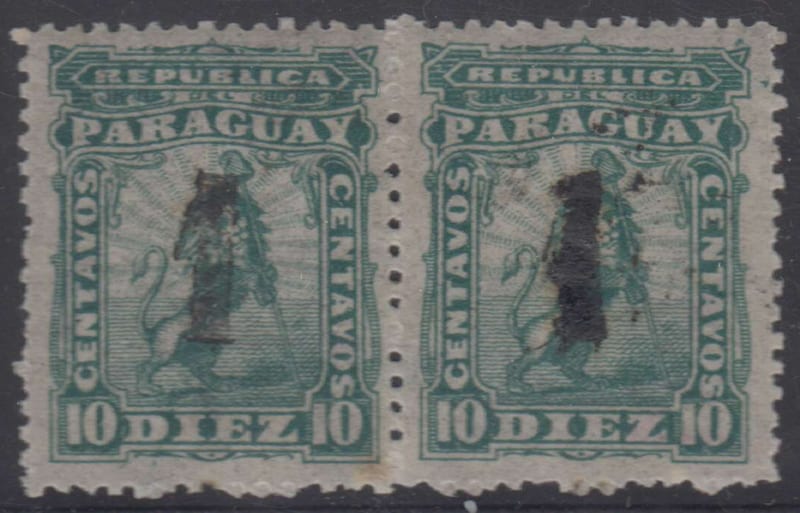 Paraguay 1881 — Provisional issue