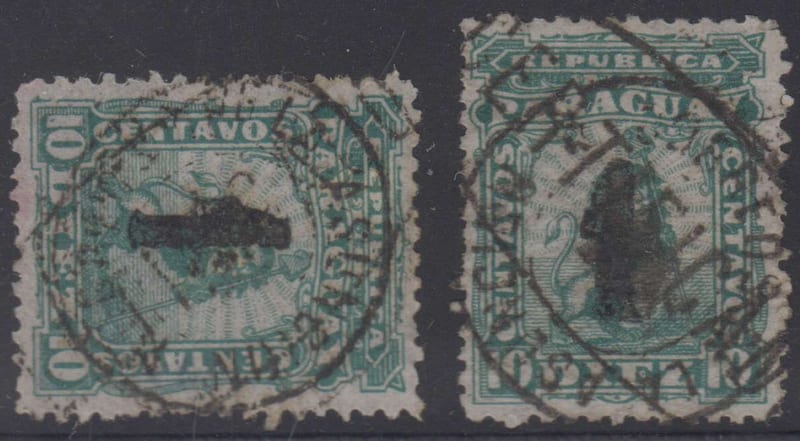Paraguay 1881 — Provisional issue