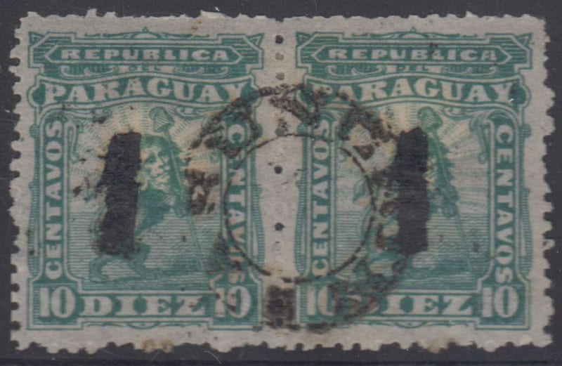 Paraguay 1881 — Provisional issue