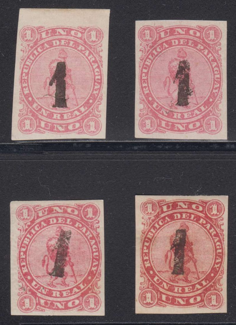 Paraguay 1884 — Provisional