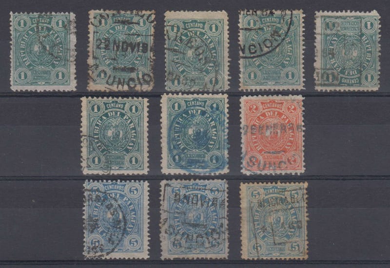Paraguay 1884 — Seal of the Treasury