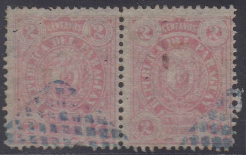 Paraguay 1884 — Seal of the Treasury