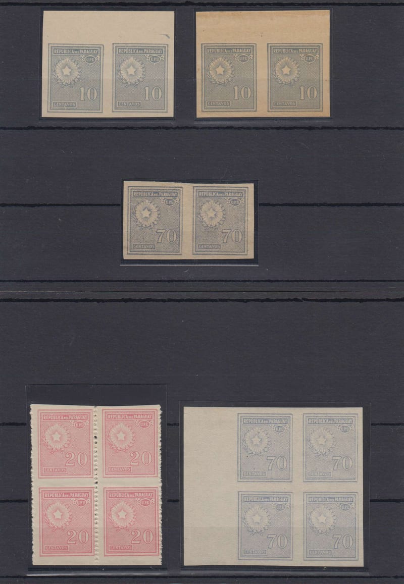 Paraguay 1927 — Scott 275 thru 295 not complete