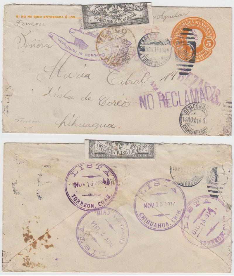 Mexico 1914 — Envelope