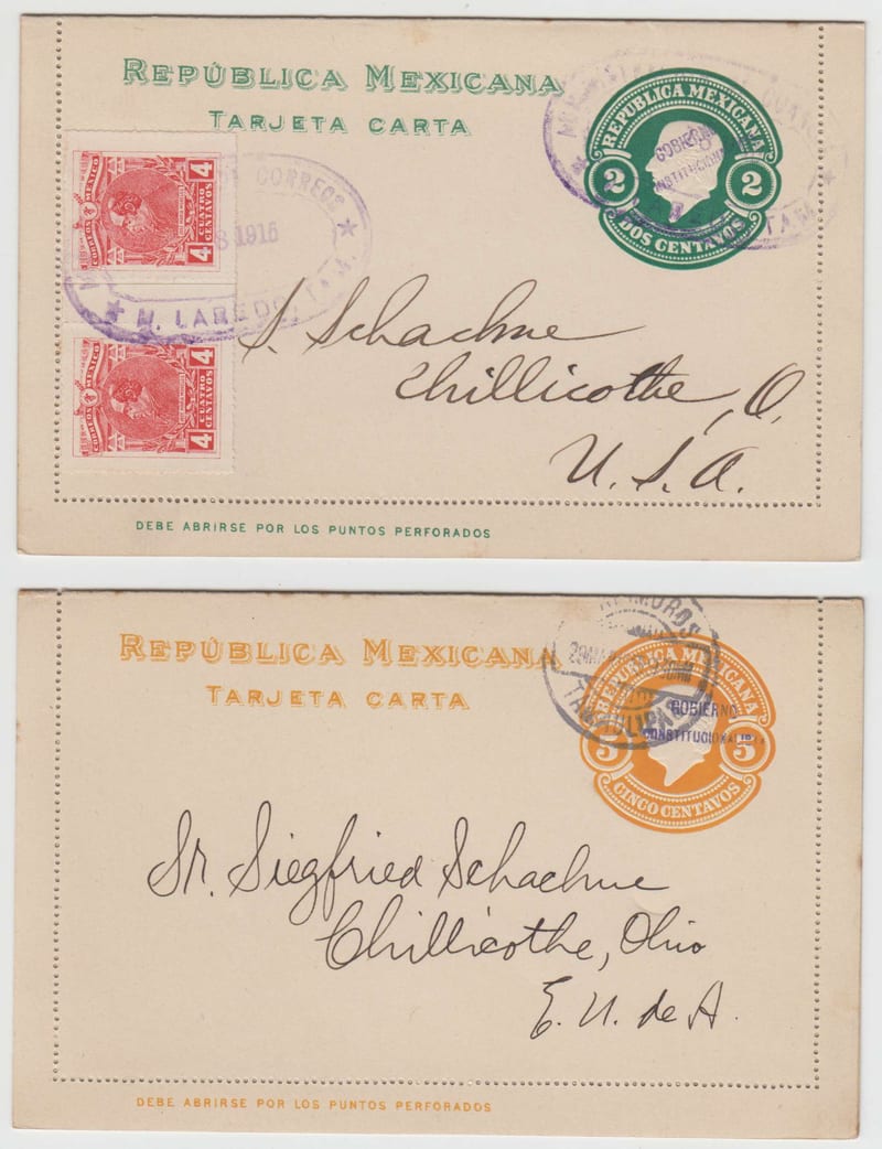 Mexico 1915 — Letter Cards