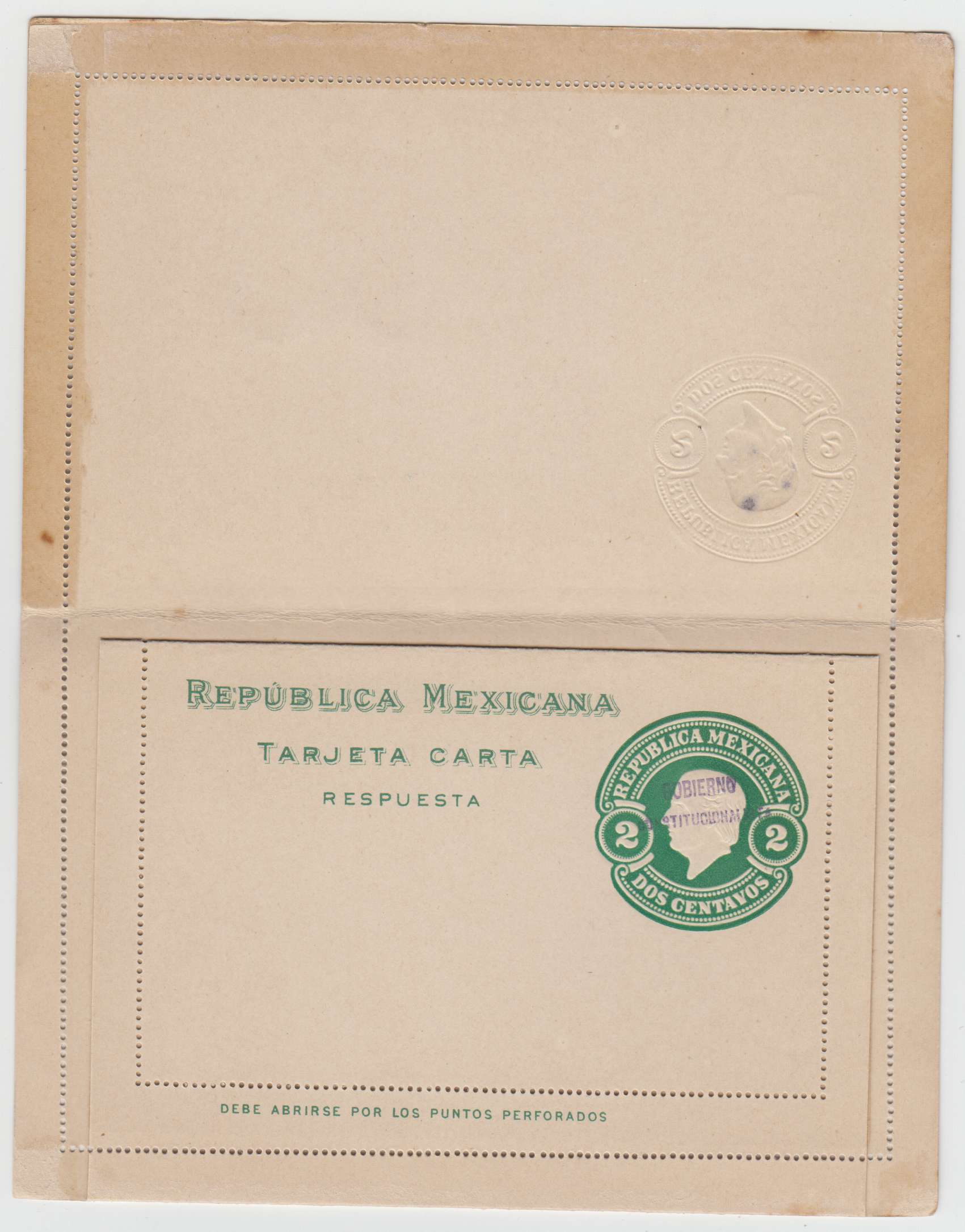 Mexico 1915 — Letter Cards