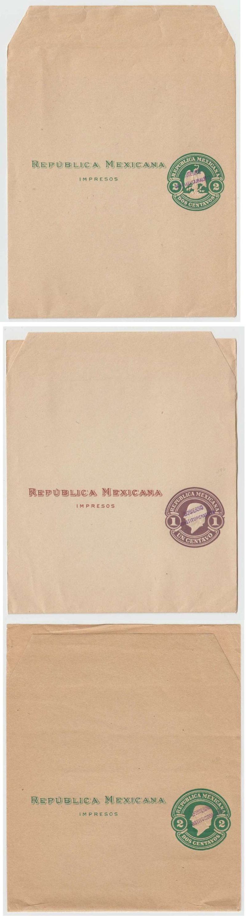 Mexico 1914 — Wrappers