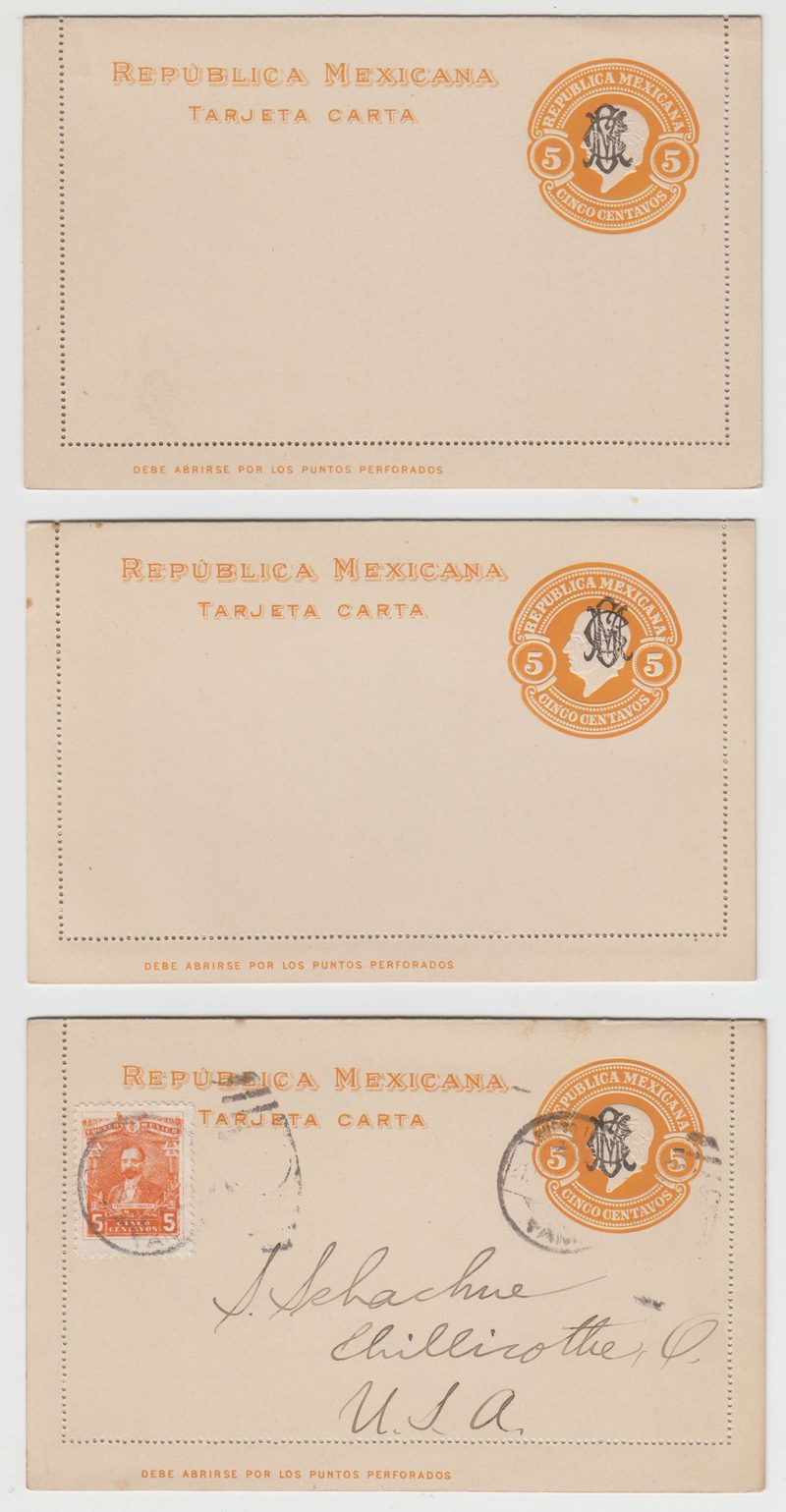 Mexico 1914 — Letter Cards