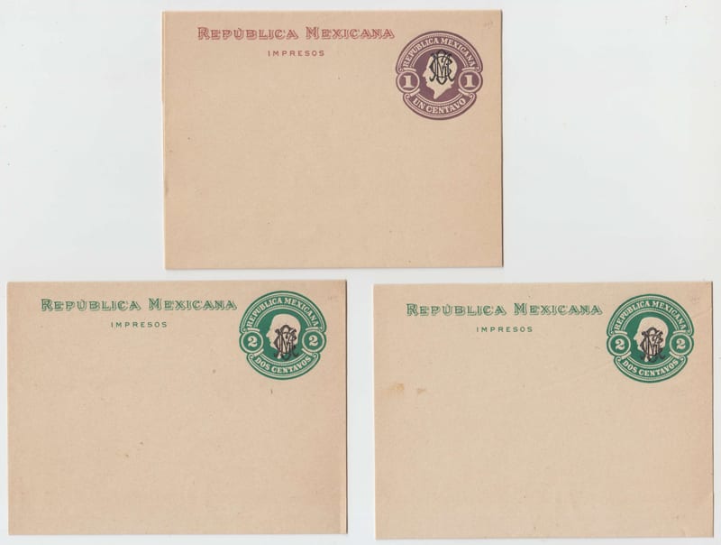Mexico 1914 — Wrappers
