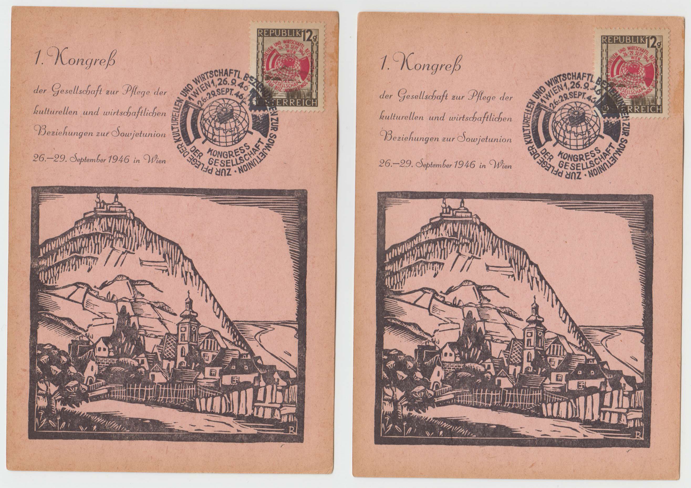 Austria 1946 — Economic & cultural relations with the Ussr