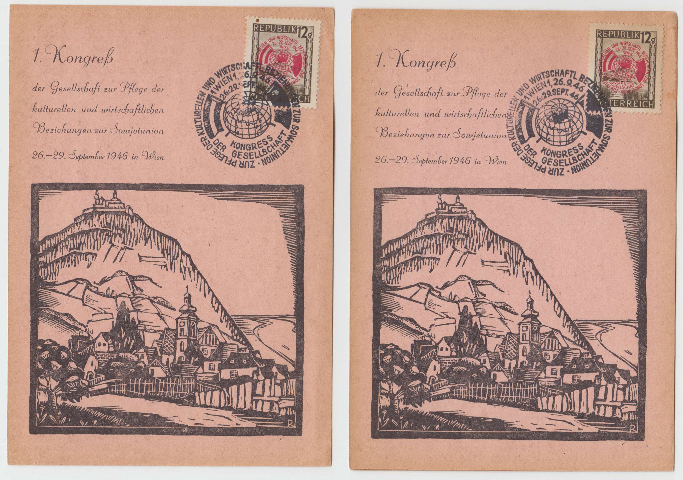 Austria 1946 — Economic & cultural relations with the Ussr