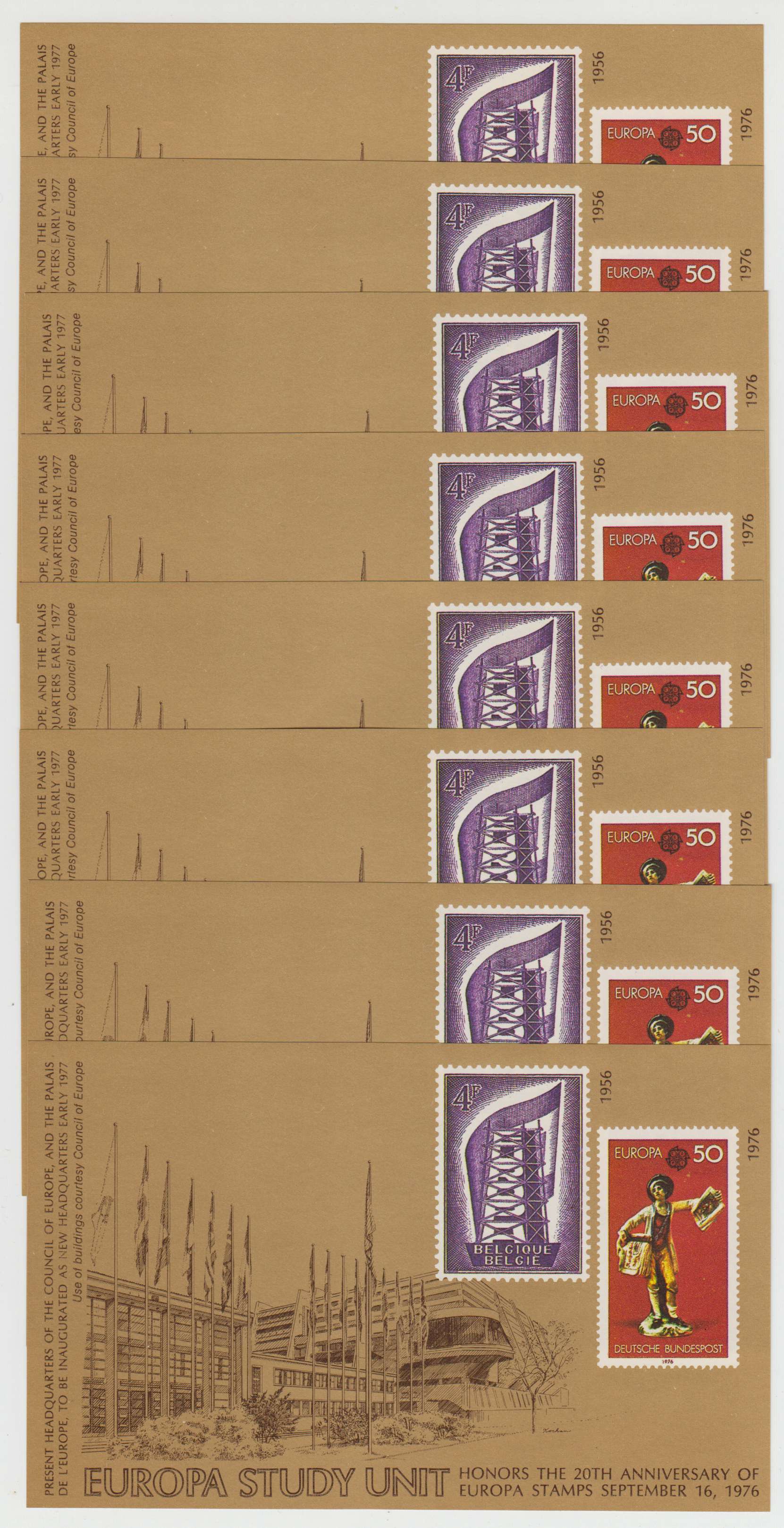 Belgium 1976 — Europa Study Group