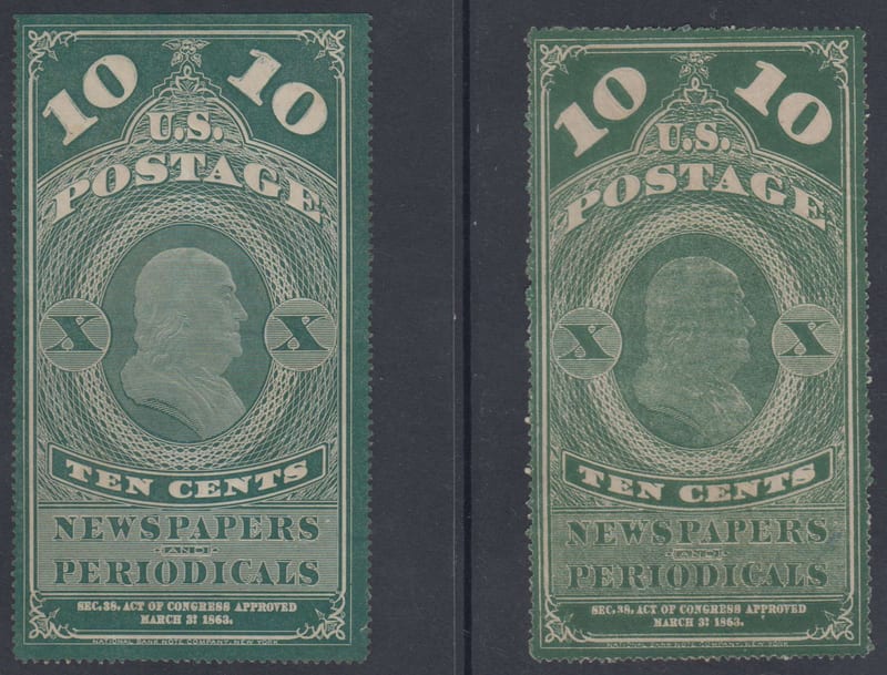 United States 1865 — Newspaper stamps