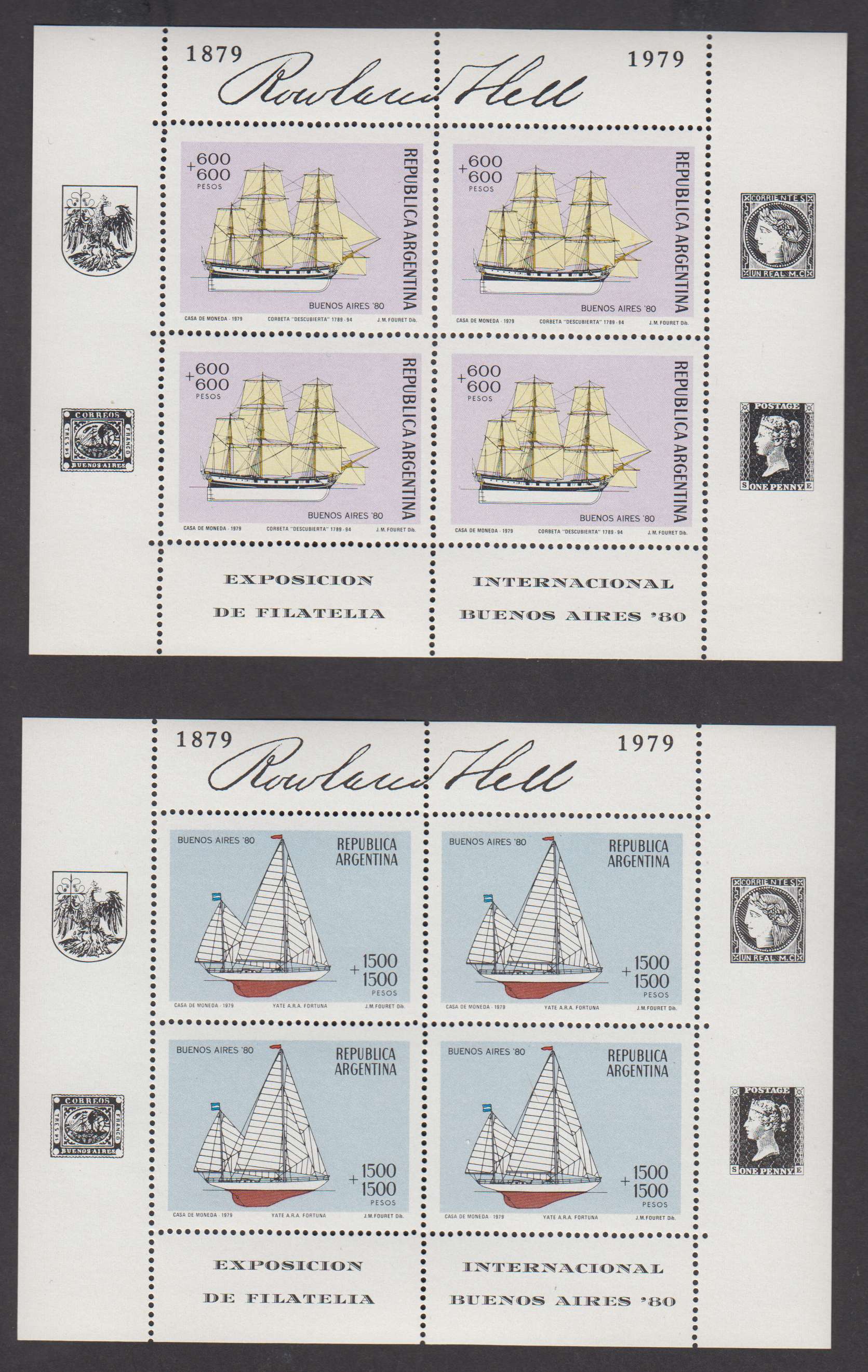 Argentina 1979 — Scott B80-b83