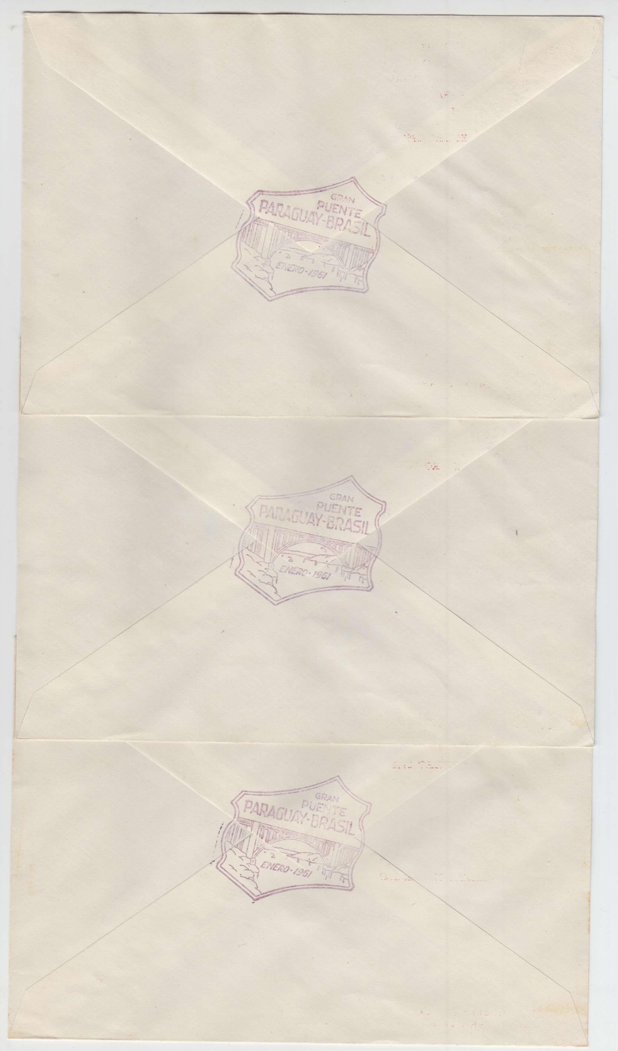 Paraguay 1961 — Bridge & Arms OF Brazil