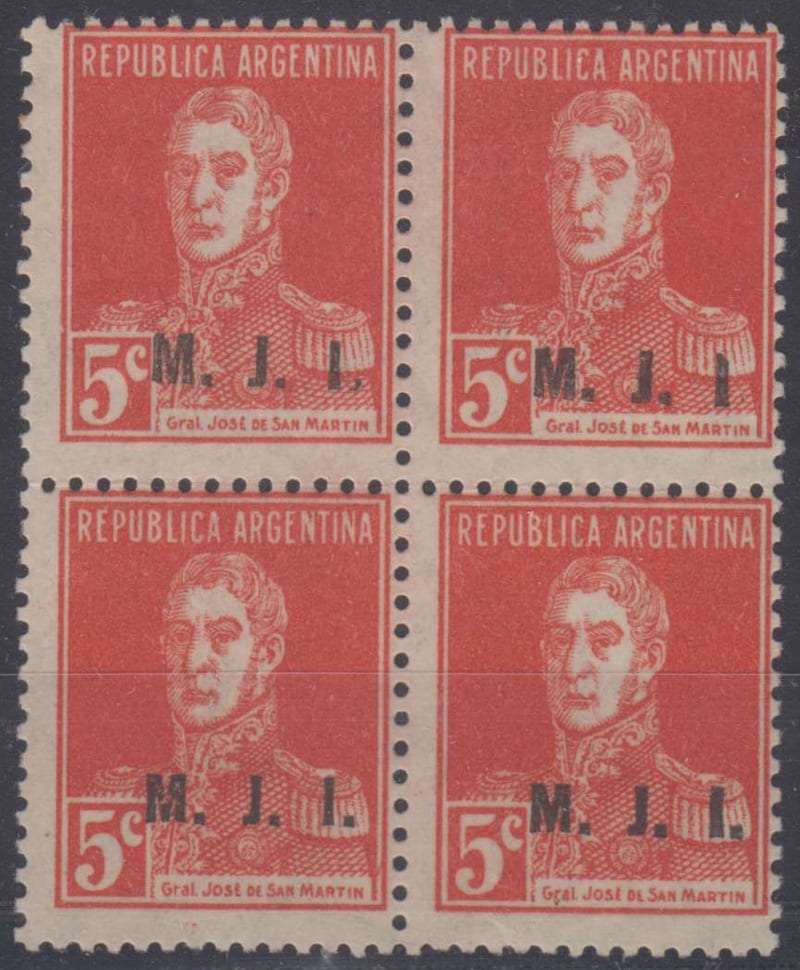 Argentina 1924 — Official Department Stamps