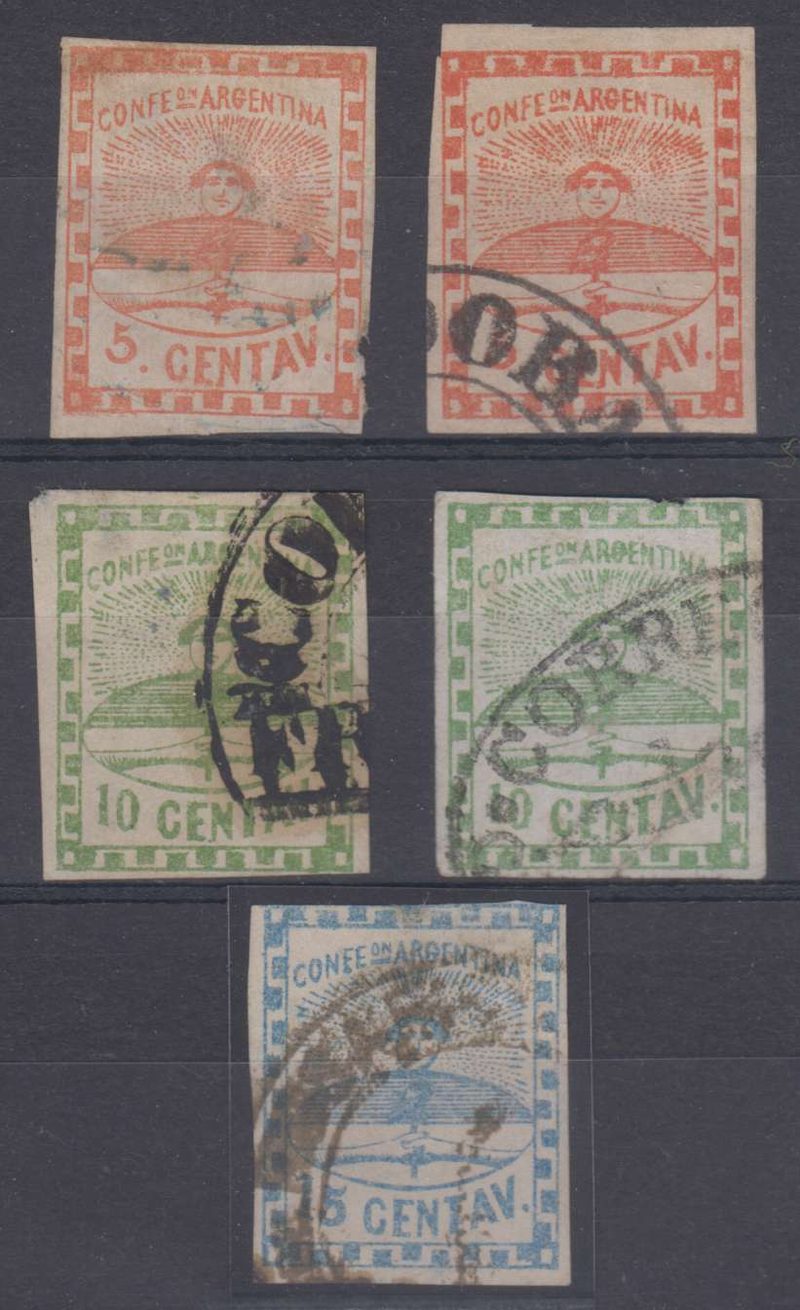 Argentina 1858 — Confederation