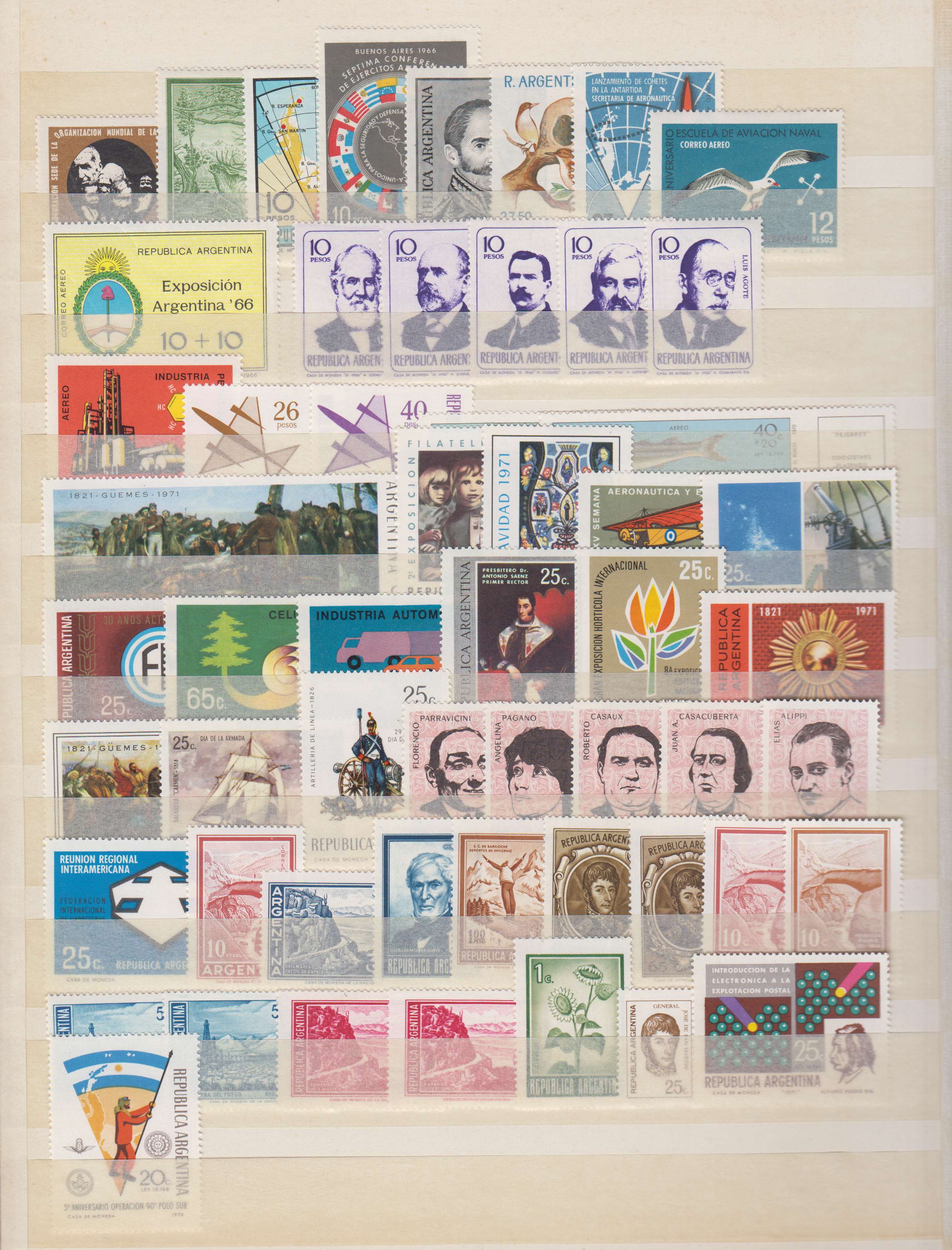 Argentina 1965 — Years 1965, 1966 & 1971