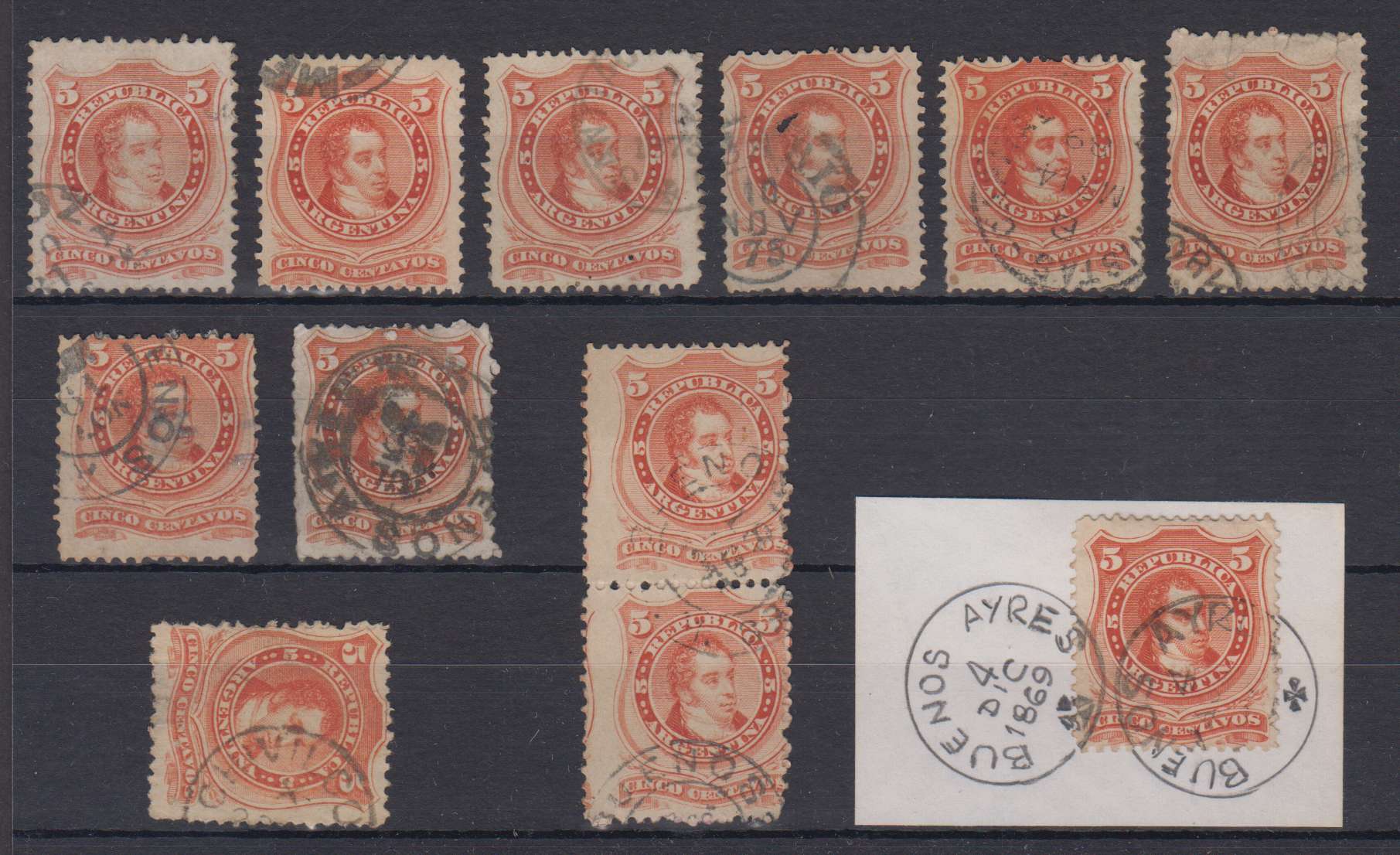 Argentina 1867 — Scott 20