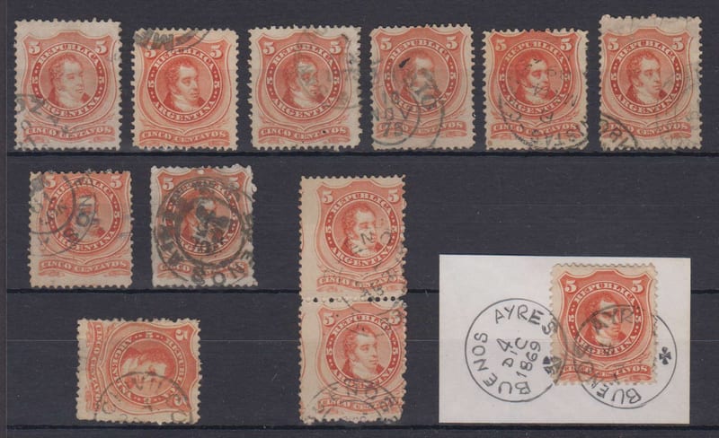 Argentina 1867 — Scott 20