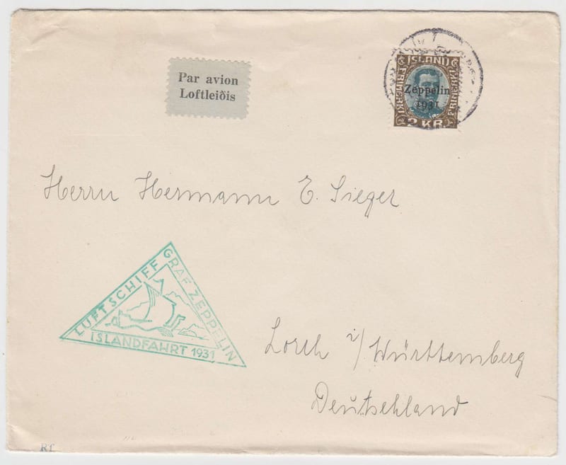 Iceland 1931 — Graf Zeppelin