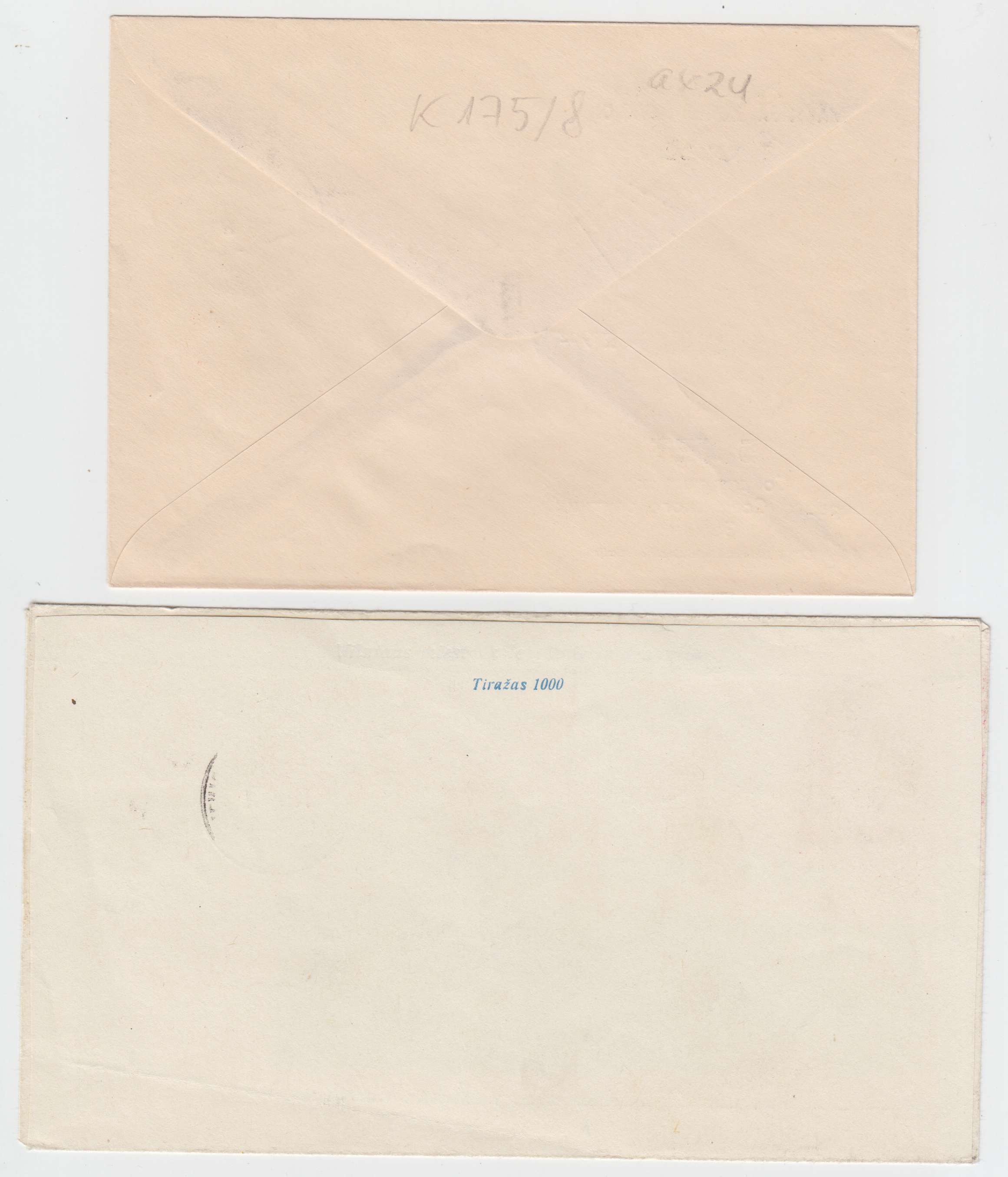 Russia 1962 — Two covers, one featuring cosmonauts of the Diena Vilnius rocket
