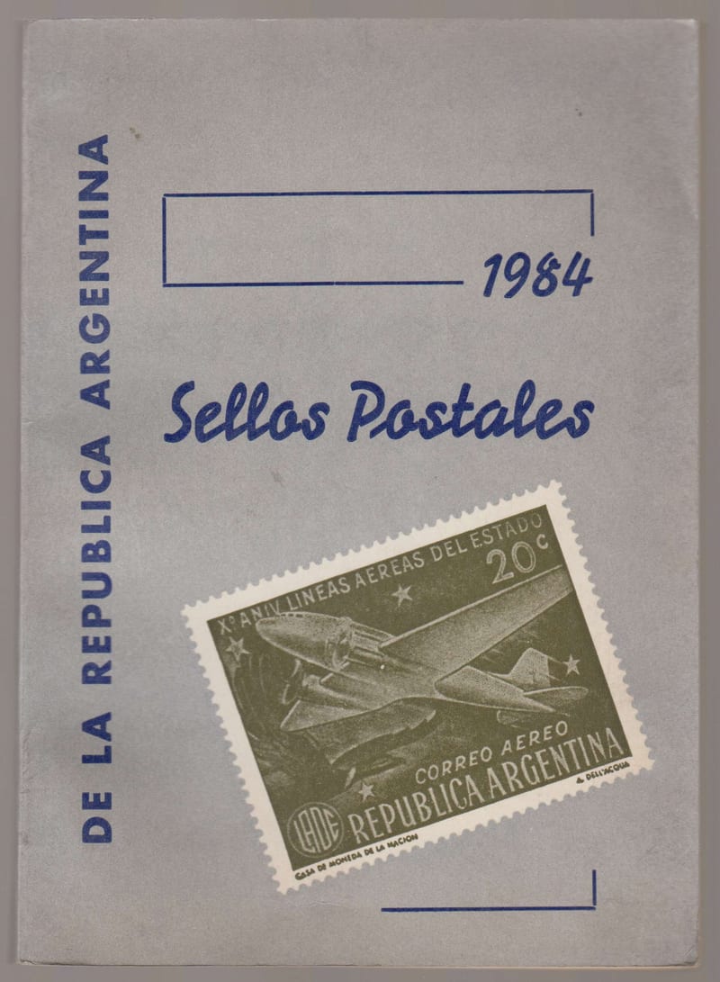 Argentina 1984 — "Sellos Postales DE LA Republica Argentina" (Argentina Postage Stamps), 1984 Petrovich…