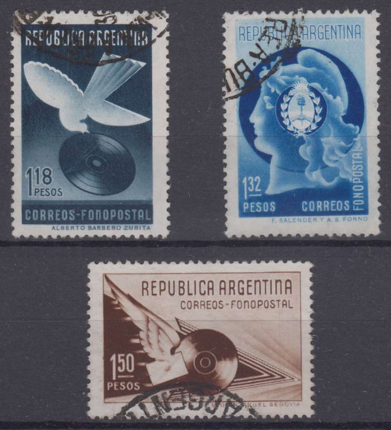 Argentina 1939 — Phonograph Scott 470-472