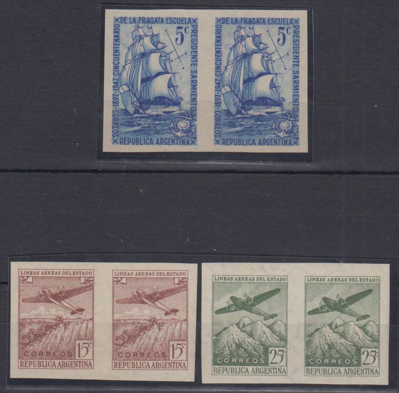 Argentina 1947 — Ship & Planes