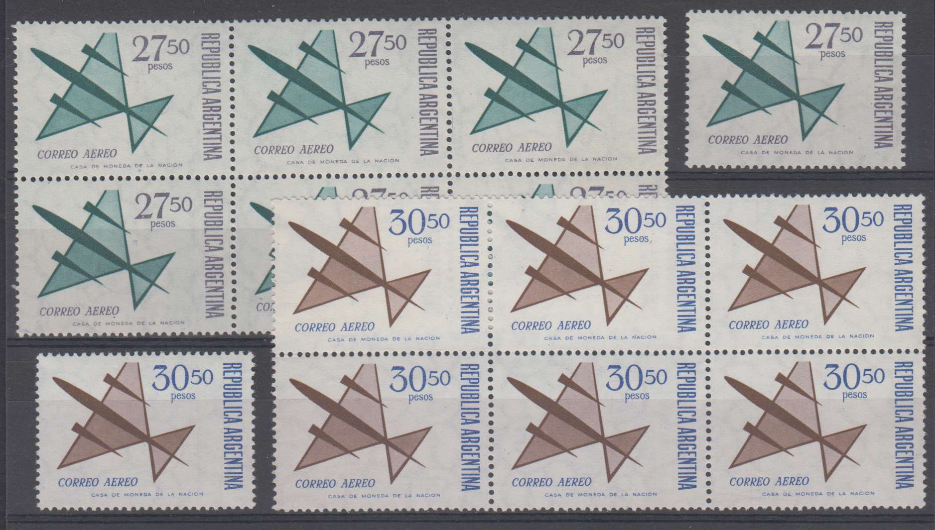 Argentina — Scott C101-c104
