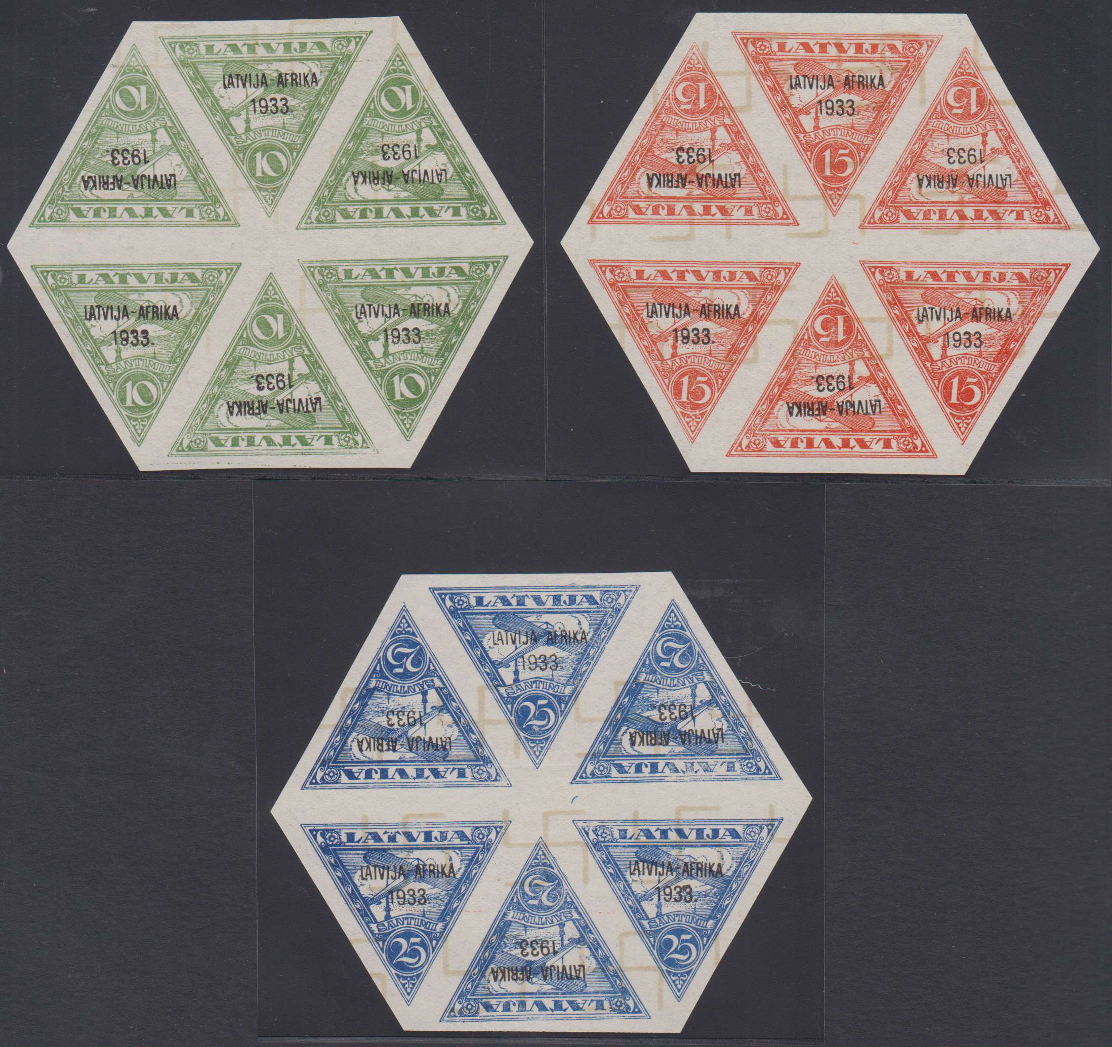 Latvia 1933 — Airpost issue