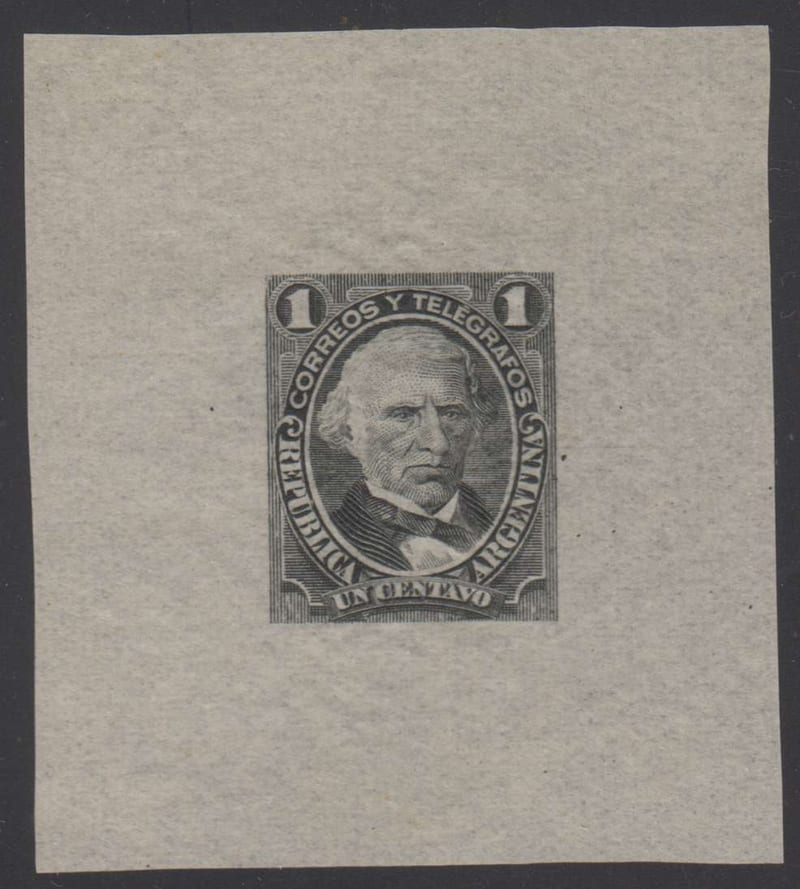 Argentina 1888 — Unadopted Design