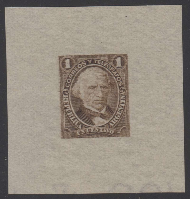Argentina 1888 — Unadopted Design