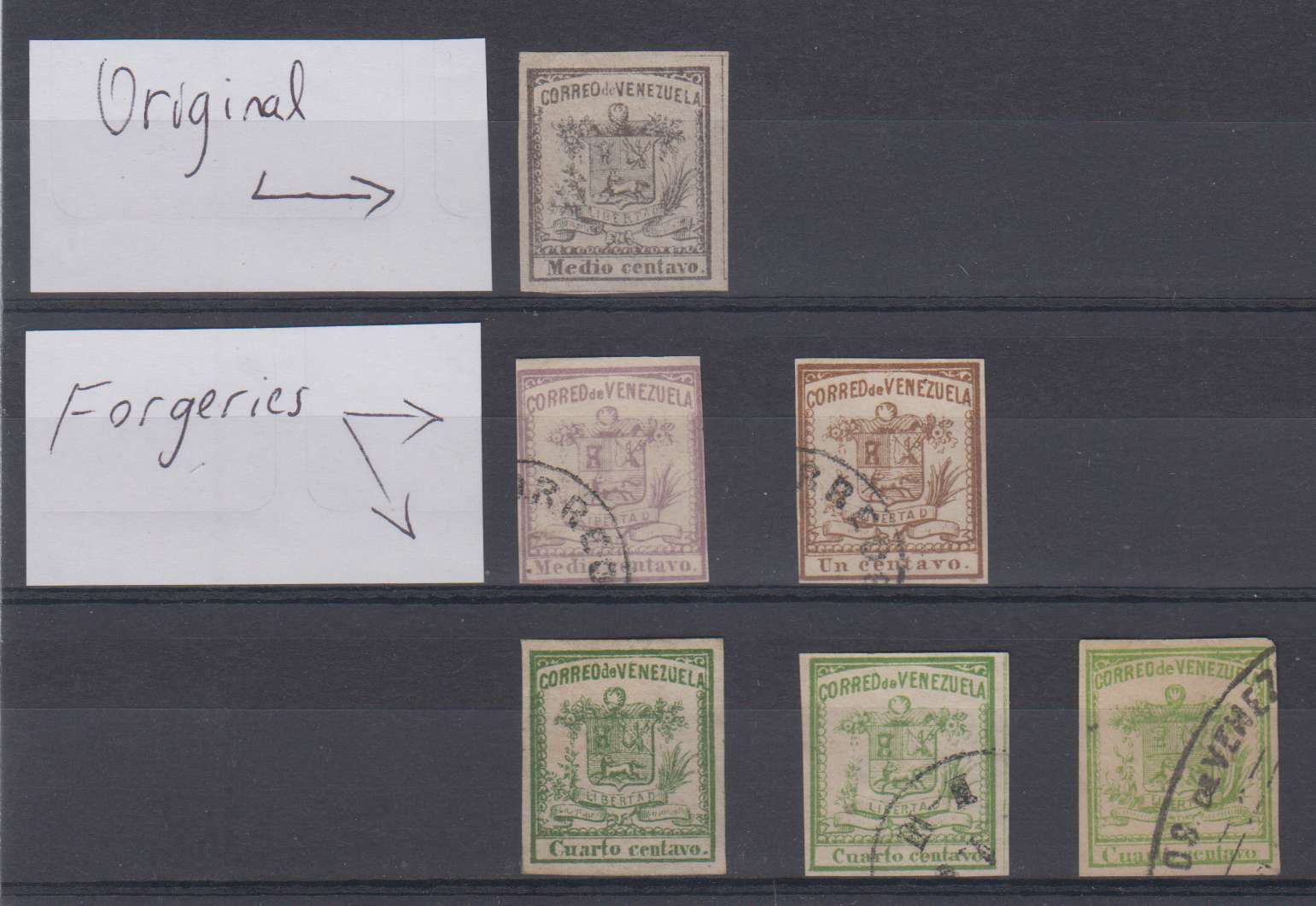 Venezuela 1862 — Arms issue