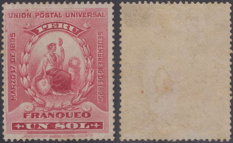 Peru 1895 — Liberty