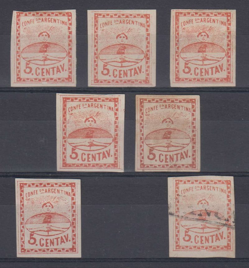 Argentina 1860 — Confederation