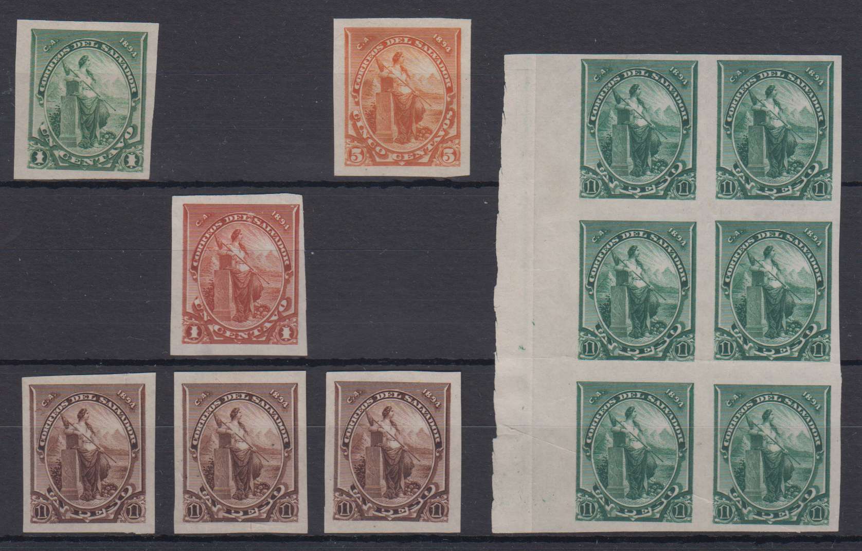 El Salvador 1894 — Liberty