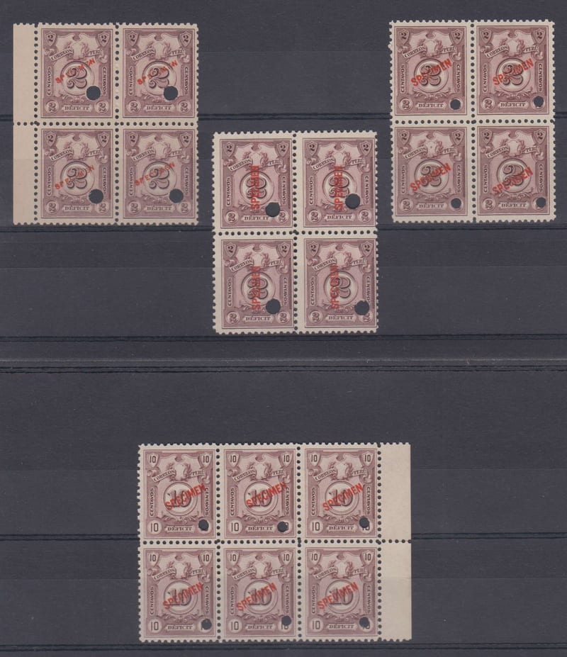 Peru 1922 — Postage due